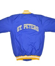 Vintage 80s Champion Warm Up Bomber Jacket Mens S St Peters University U... - £35.65 GBP