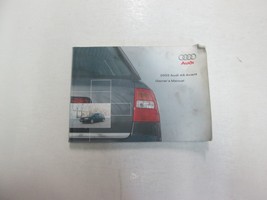 2003 Audi A6 Avant Owners Operators Owner Manual Factory OEM - $80.18