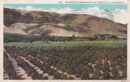 Orange Grove Foothills California CA 1932 San Diego to Kingston AR Postcard B35 - £2.23 GBP