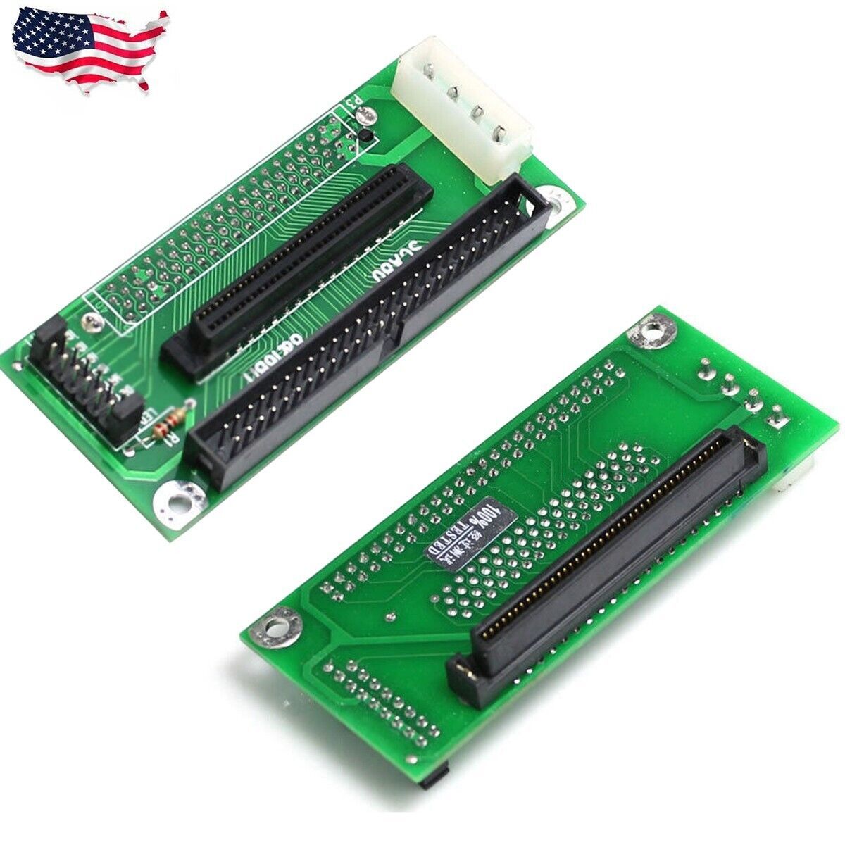 Primary image for Scsi Sca 80-Pin To Scsi 68-Pin/Idc 50-Pin Adapter Scsi 80-68-50 Card