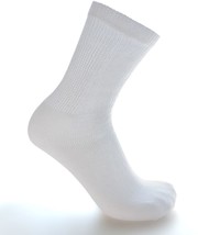 SAMFE UC Non-Binding Diabetic Combed Cotton Crew Socks, Mens, 3 Pair/Pack - £11.16 GBP