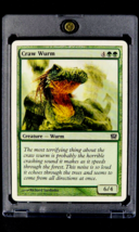2005 MTG Magic the Gathering 9th Ninth Edition Core #233 Craw Wurm Green... - $1.69