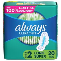 Always Ultra Thin Daytime Regular Pads with Wings - Size 2, Unscented, 2... - £4.21 GBP