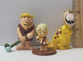 1990 Hanna Barbera Applause Flintstones - Vintage Mini Figurines (Lot of 3) - £13.82 GBP