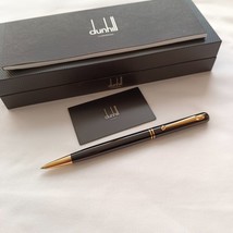 Alfred Dunhill Sidecar Black Ballpoint Pen with Gold Trim - £246.26 GBP