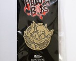 Helluva Boss Millie Die Struck Antique Gold Enamel Pin Limited Edition - $79.99