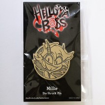 Helluva Boss Millie Die Struck Antique Gold Enamel Pin Limited Edition - £78.65 GBP