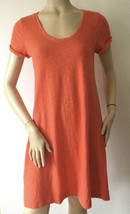 Lou &amp; Grey For LOFT Cap Sleeve 100% Cotton Shirt Dress, Orange/Red (Size XS) - £11.76 GBP