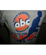 Gray Asian Basketball Federation Clinic Tshirt Adult S Fila Very Nice Te... - $28.70