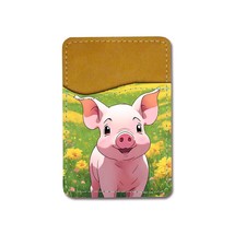 Kids Cartoon Pig Universal Phone Card Holder - £7.82 GBP