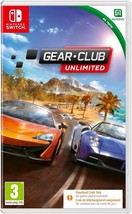 Gear Club Unlimited Nintendo Switch NEW SEALED Code in box Quick - £9.65 GBP