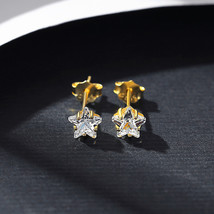 S925 Sterling Silver Earrings Five-Pointed Star Earrings Women&#39;s South Korea Dis - £12.14 GBP