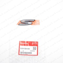 GENUINE HONDA 00-09 S2000 AP1 AP2 SIDE FENDER CHROME &quot;S&quot; EMBLEM 75710-S2... - $18.90