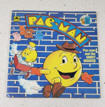 Vintage 1983 Pac-Man and the Ghost Diggers book John Albano Golden Press books  - £19.26 GBP