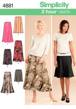 Simplicity Sewing Pattern 4881 Misses Skirts, HH (6-8-10-12) - $7.49