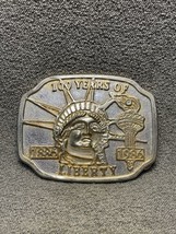 Vintage 1986 100 years of Liberty Celebration Statue of Liberty Belt Buckle KG - £11.62 GBP