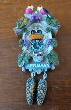 Germany Miniature Cuckoo Clock Magnet Souvenir 3.5&#39;&#39; - £14.51 GBP