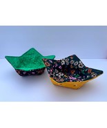 Handmade Bowl Cozy Set – Heat-Safe &amp; Reversible - $22.00