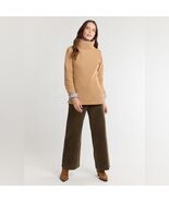 Dudley Stephens Cobble Hill Turtleneck Vello Fleece in Camel Size Small - $1,361.86 MXN