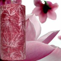 Magnolia Scented Palm Wax Pillar Candle Hand Poured - £19.61 GBP+