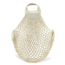Reusable Mesh Cotton String Net Market Shopping Bag For Grocery Outdoor Packing - £14.32 GBP