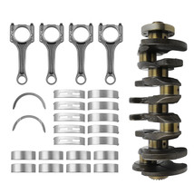 Crankshaft 06L105101D w/ ConRods &amp; Bearing For Audi A4 A6 Q5 Q7 VW Golf ... - $283.03