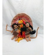 Annalee Let&#39;s Talk Turkey Mice In Indian Outfits Thanksgiving Plush - $652.23 MXN
