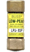 Bussmann LPJ-8SP (LPJ8SP) 8A  600V Time Delay Class J Dual Element FUS✦Kd - $70.13