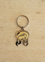Buffalo Vintage Keychain Pendant Bison Charm With Horn Bangles - $17.24