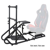 ATS Driving Game Sim Racing Frame Rig for Screen Seat Wheel Pedals Xbox ... - £211.87 GBP