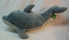 Wild Republic 2013 Nice Soft Gray Dolphin 16&quot; Plush Stuffed Animal Toy - £14.61 GBP