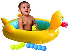 KOVOT Inflatable Duck Baby Bath with 10 Floating Balls Indoor or Outdoor... - $24.99