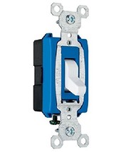 Pass &amp; Seymour CS15AC1-W 120/277 Volt AC 15 Amp 1-Pole Heavy-Duty Commer... - $4.28