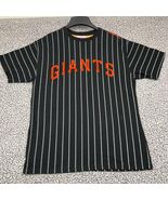 San Francisco Giants Shirt Men Large Pinstripes Mitchell &amp; Ness Crew Nec... - $82.20 CAD