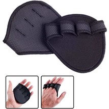 Unisex Anti Skid Weight Cross Training Gloves Lifting Palm Dumbbell Grips Pads G - £12.01 GBP