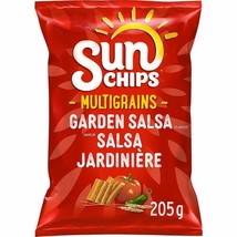 6 Bags Sun Chips Garden Salsa Multigrain Snacks 205g Each-Canadian-Free Shipping - $52.25