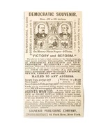 President Cleveland Democratic Souvenir 1885 Advertisement Victorian ADB... - $19.99