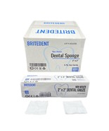BRITEDENT Gauze Pads Non-Woven Sponges 4-Ply 2&quot;x2&quot; Non-Sterile 5000/Bx B... - $42.88 CAD