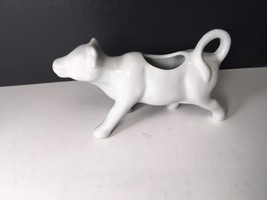 Stunning Porcelain Standing Cow Creamer in pure Snow White. Country Classic. - £8.01 GBP