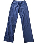 Blue White Cross Fit Size Small Scrub Pants Nurse Uniform Womens Bottoms - £8.26 GBP