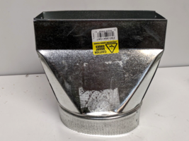 Master Flow Fan Boot Range Hood Transition Galvanized Steel 3 1/4 x 10 x... - £17.59 GBP