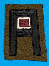 Circa 1920’s–1942, Us Army, 1st Army, Ssi, Medical, On Wool, Patch, Vintage - £19.06 GBP