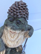 Frog Resin Planter Flower Pot Cactus Succulent Big Eyes Toad Comical Shovel Gift - £27.79 GBP