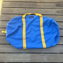 Vtg 80s Eastpak XL Duffel Bag - Blue &amp; Yellow CORDURA 36&quot; USA - Read Des... - $54.99