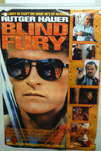 Blind Fury Rutger Hauer Terry O&#39;quinn Brandon Call Home Video Poster 1989 - £13.15 GBP