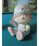 OLD BUMPKINS BOY COIN BANK BY FABRIZIO FOR GEORGE GOOD 6 1/2&quot;   - $679.62 MXN