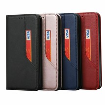 Fr iPhone 12 Pro max mini Leather Wallet Magnetic flip cover Case - £36.75 GBP