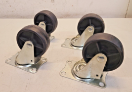4 Quantity of Heavy Duty Plastic Casters 3&quot; Diameter (4 Qty) - $37.99