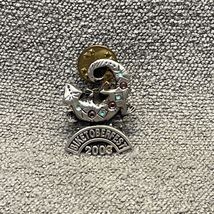 Vintage Biketoberfest 2003 Gecko Hat Lapel Pin Bike Motorcycle Week Rall... - $9.89