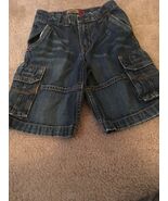 Old Navy Cargo Shorts Boys Size 6 Regular Denim Blue - $34.61 CAD